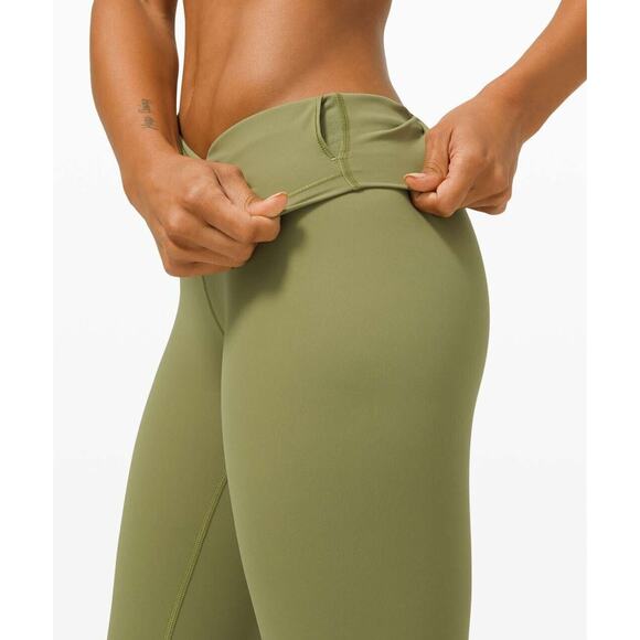 Lululemon Wunder Under High Rise Tight Full on Luxtreme Bronze Green Size 2 - Picture 6 of 13